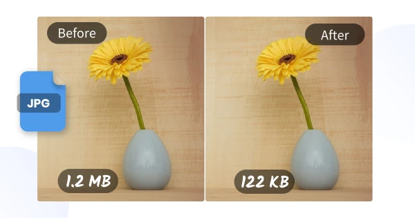 Compress your JPG images by up to 80% or more