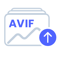 AVIF Upload Images Icon