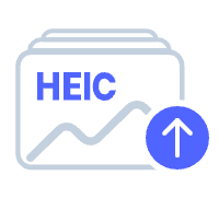 HEIC Upload Images Icon