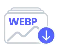 WEBP Download Image Icon